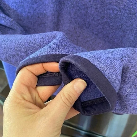 Purple Patagonia 1/4 zip Better Sweater size small. - Picture 5 of 6